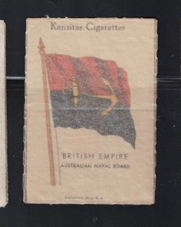 1933 Wix Kensitas İpek Sigara Kartları, Britanya İmparatorluğu Bayrakları