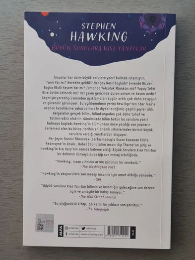 Büyük Sorulara Kısa Yanıtlar,  STEPHEN HAWKING 