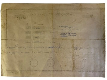5b_Osmanlı İmparatorluğu · Evkaf İdaresi (Vakıflar Genel Müdürlüğü) Tahsilat Makbuzu · (1900’lerin başı)
