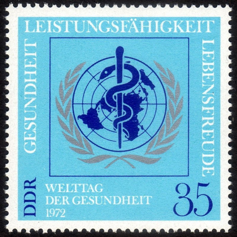 ALMANYA DDR 1972 Dünya Sağlık Günü