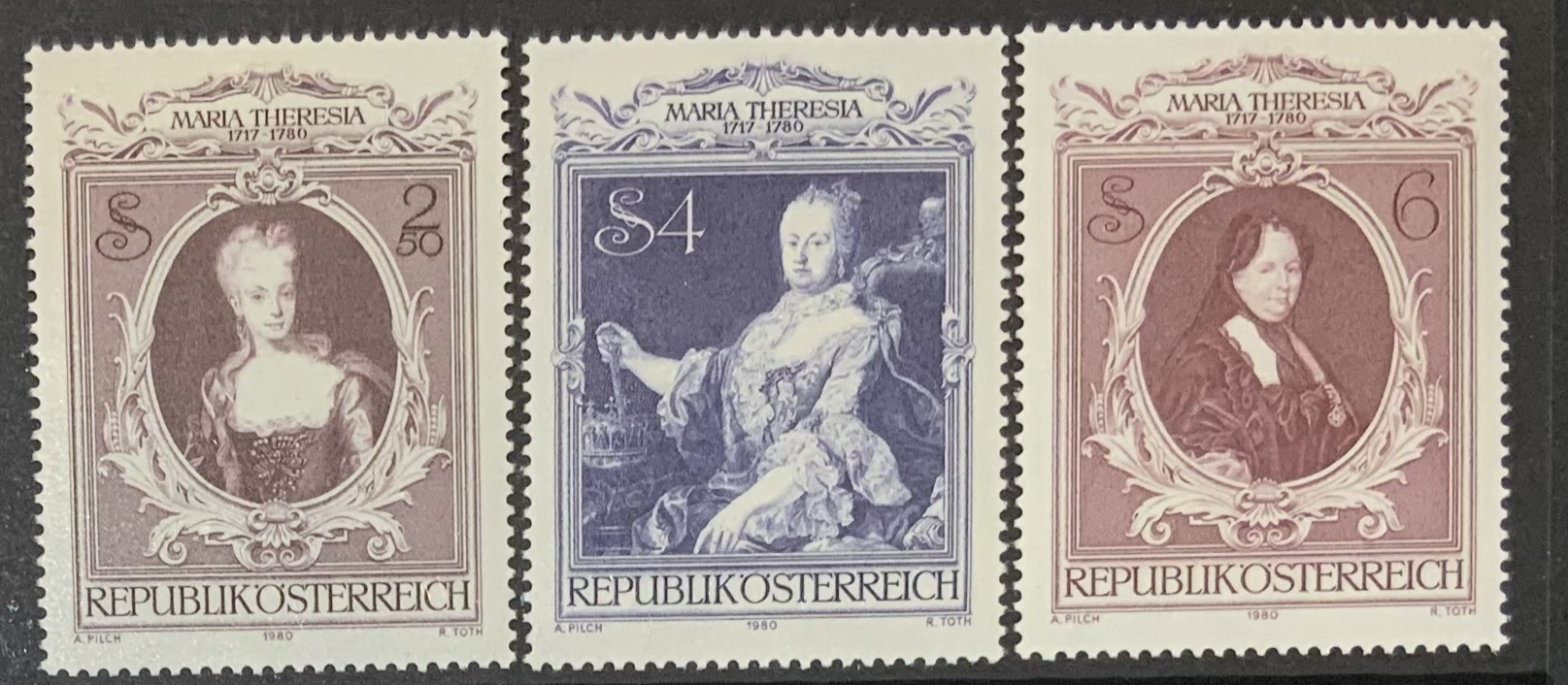 AVUSTURYA 1980 Maria Theresa’nın ölümünün 200. yılı