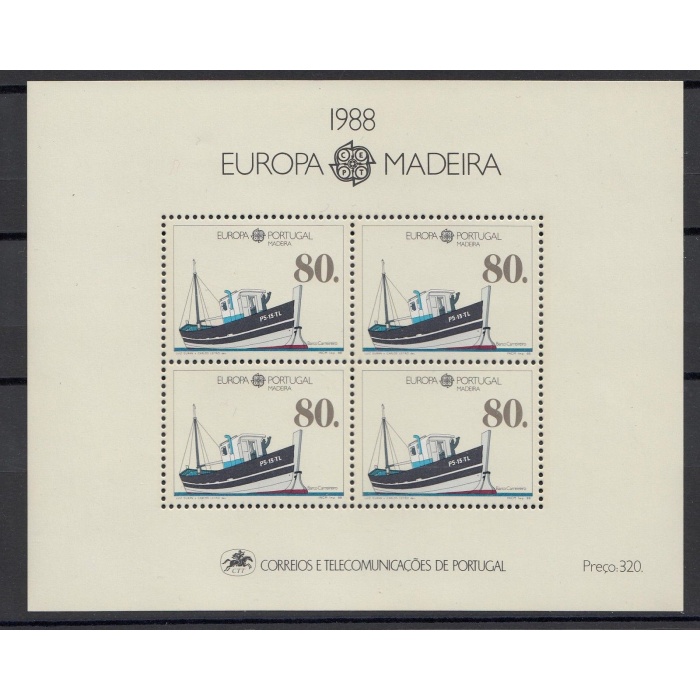 1988 MADEİRA EUROPA CEPT BLOK