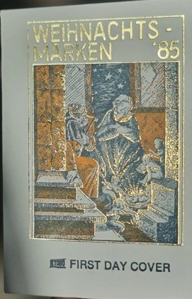 Almanya 1985 Noel, FDC, Bonn