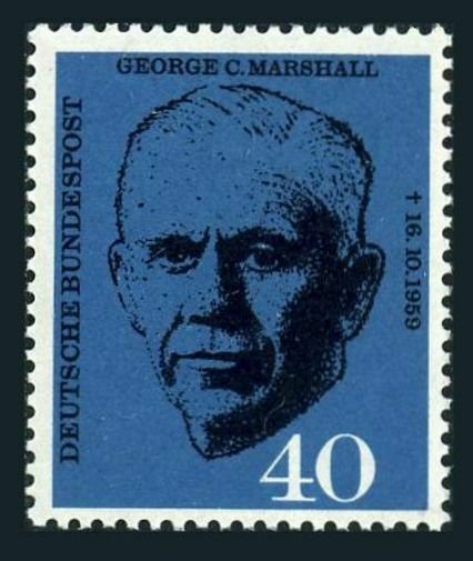 ALMANYA 1960 GENERAL GEORGE MARSHALL 