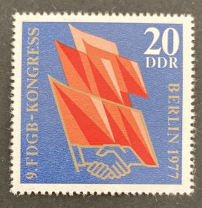ALMANYA DDR 1977 FDGR KONGRESİ