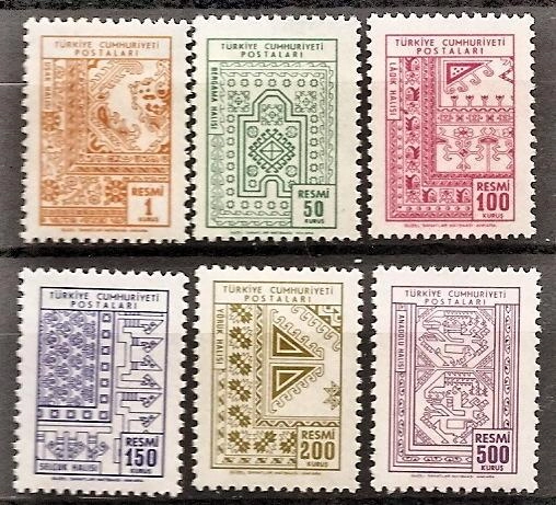 1966 RESMİ PULLAR MNH