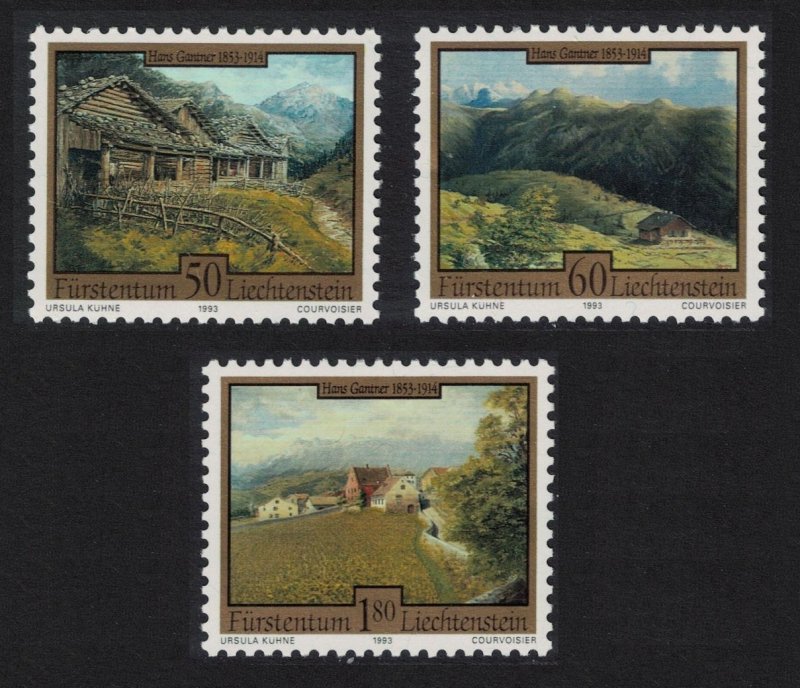 Liechtenstein 1993 Tablolar, Manzaralar
