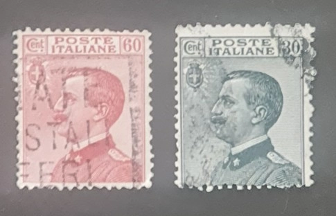 1926 İtalya, III. Victor Emmanuel, Damgalı Pullar, Seriden 1 pul eksik