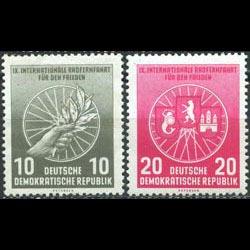 ALMANYA DDR 1956 BARIŞ İÇİN IX. ULUSLARARASI BİSİKLET YARIŞI 