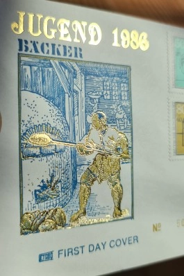 Almanya 1986 Gençler İçin, Bonn FDC