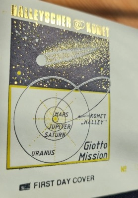 Almanya 1986 Giotto Halley Kuyruklu Yıldız Görevi, Bonn FDC