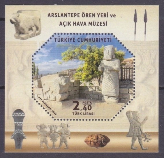 2019 ARSLANTEPE ÖREN YERİ VE AÇIK HAVA MÜZESİ ANMA MNH BLOK