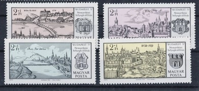 Macaristan 1970 Budapest Tarihî Görünümler Serisi Mnh