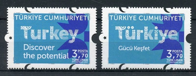 2017 SÜREKLİ SERİ TÜRKİYE GÜCÜNÜ VE POTANSİYELİNİ KEŞFET MNH 