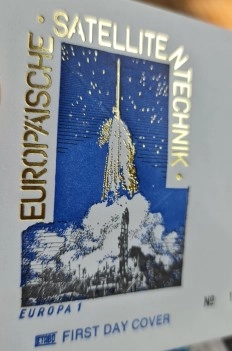Almanya 1986 Avrupa uydu teknolojisi FDC, Bonn