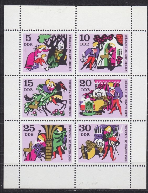 ALMANHYA DDR 1970 MASALLAR BLOK