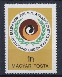 Macaristan 1971 Irk Ayrımcılığına Karşı Uluslararası Yıl Mnh