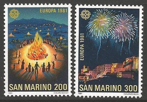1981 EUROPA CEPT SAN MARİNO