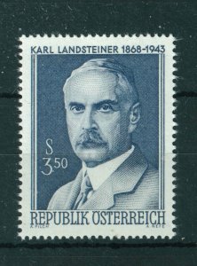 AVUSTURYA 1968 Dr. Karl Landsteiner’in 100. Yıldönümü