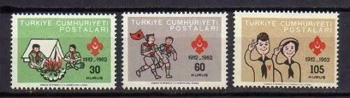 1962 TÜRK İZCİLİĞİNİN 50.YILI MNH