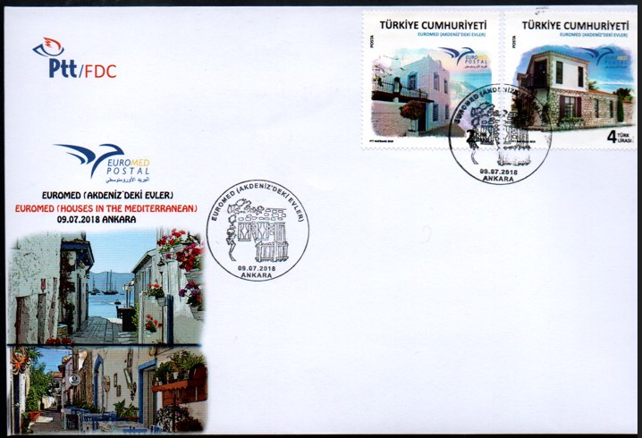 2018 EUROMED (AKDENİZ’DEKİ EVLER) FDC