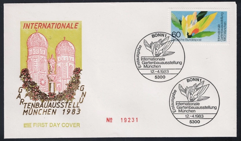 Almanya 1983 Uluslararası Bahçecilik Sergisi FDC, Bonn