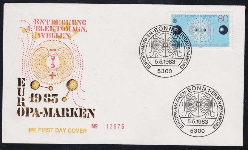 Almanya 1983 Avrupa: İnsan ruhunun büyük eserleri 2’li FDC, Bonn