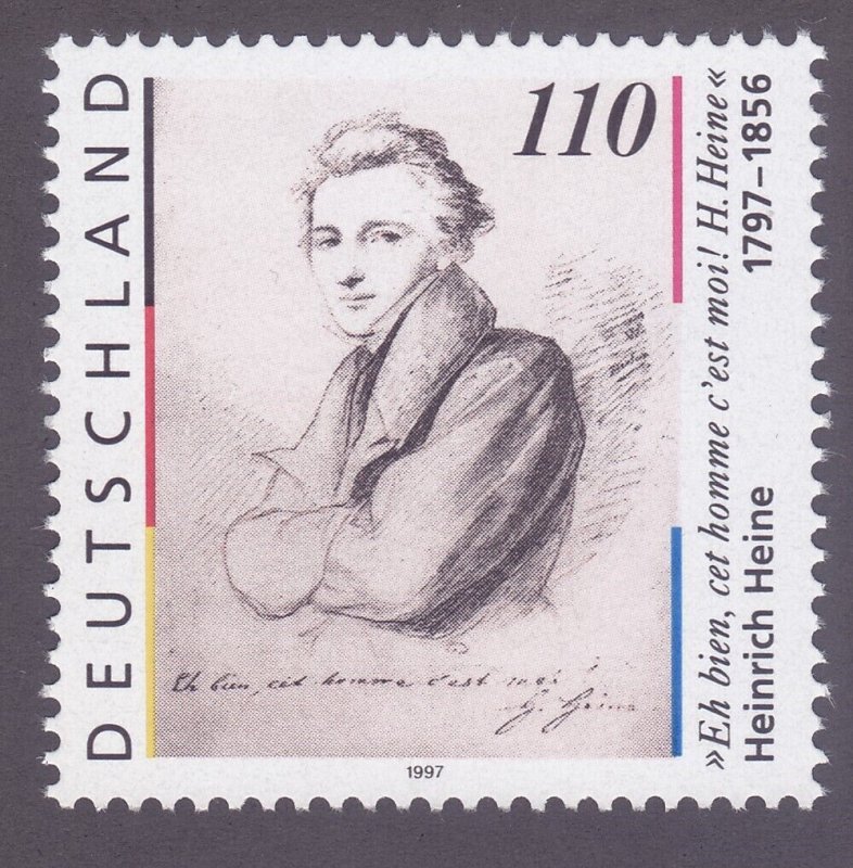 ALMANYA 1997 Şair Heinrich Heine’nin Doğumunun 200. Yıldönümü