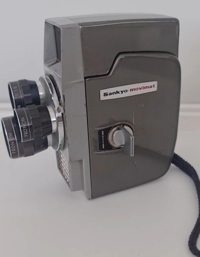 Sankyo Movimat 8 mm Sinema Kamerası-3 Pronon Lens