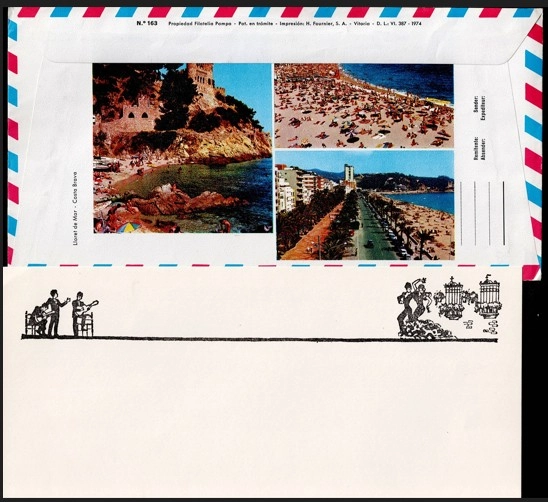 İspanya Filatelik zarf, Çok Pullu, Damgasız - Recuerdo Filatelico De Espana