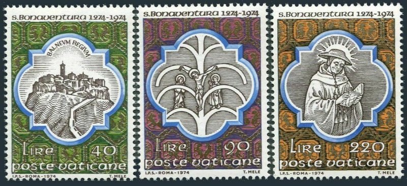 VATİKAN 1974 Bonaventura Bagnoregio’nun Ölümünün 700. Yıldönümü
