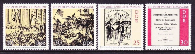 ALMANYA DDR 1971 Paris Komünü’nün 100. Yıldönümü