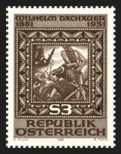 AVUSTURYA 1981 Wilhelm Dachauer’in 100. Yıldönümü