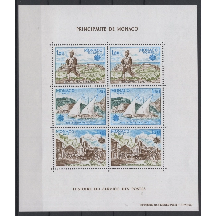 1979 MONAKO EUROPA CEPT BLOK