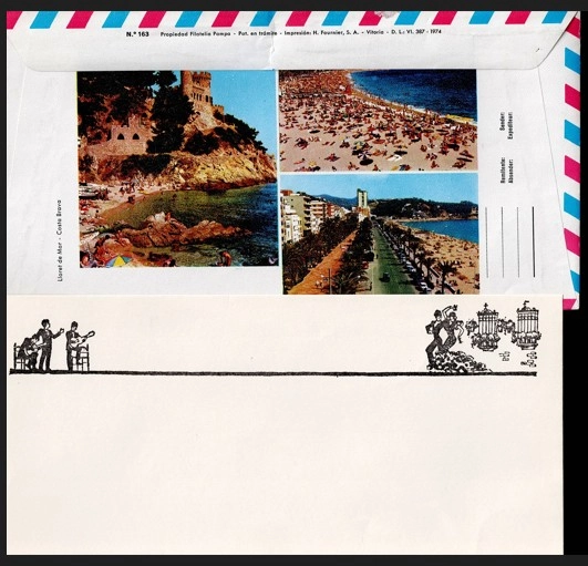 İspanya Filatelik zarf, Çok Pullu, Damgasız - Recuerdo Filatelico De Espana