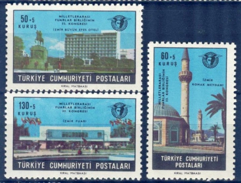 1966 MİLLETLERARASI FUARLAR BİRLİĞİ’NİN 33.KONGRESİ MNH