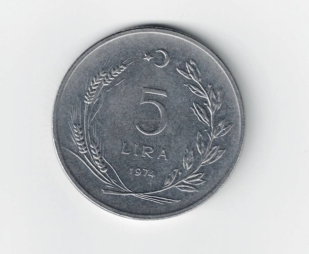 1975 5 LİRA