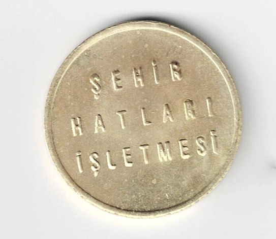 Türkiye Denizcilik İşletmeleri Şehir Hatları İşletmesi Pirinç Jeton
