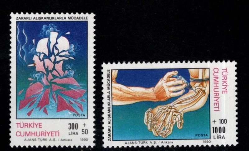 1990 ZARARLI ALIŞKANLIKLARLA MÜCADELE MNH