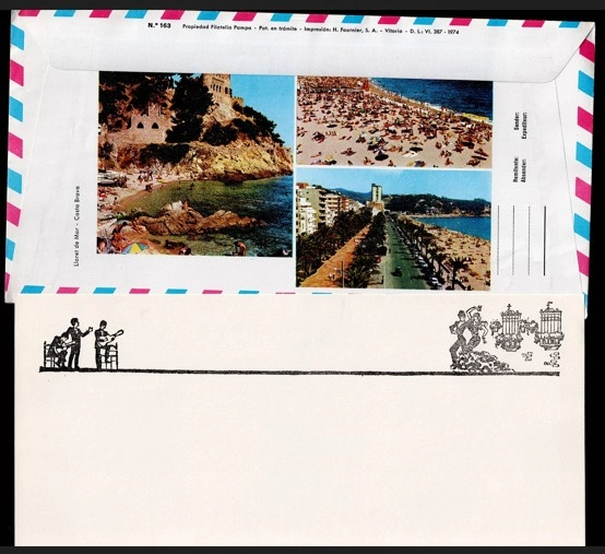 İspanya Filatelik zarf, Çok Pullu, Damgasız - Recuerdo Filatelico De Espana