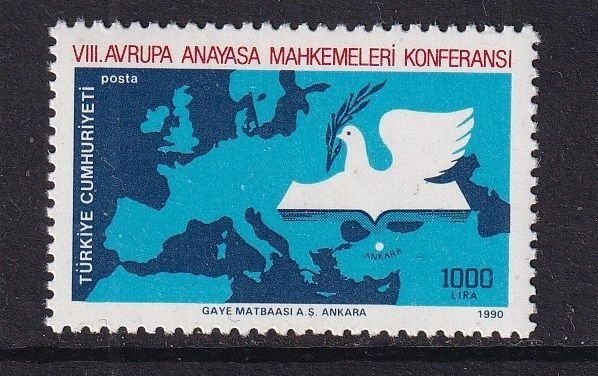 1990 AVRUPA ANAYASA MAHKEMELERİ MNH