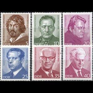 ALMANYA DDR 1973 ÜNLÜ KİŞİLİKLER