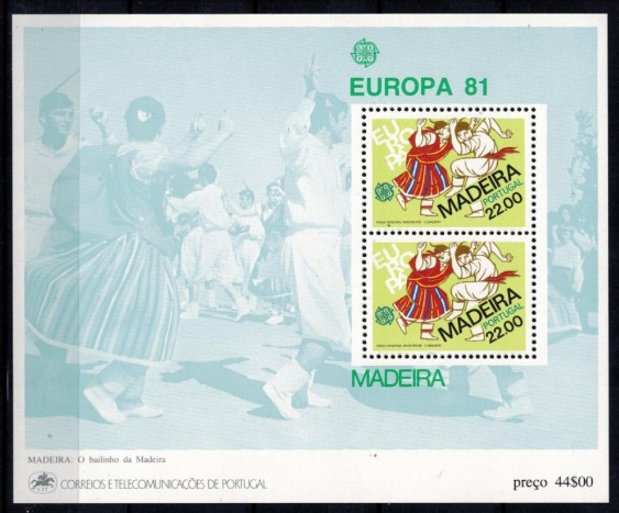 1981 MADEİRA PORTEKİ EUROPA CEPT