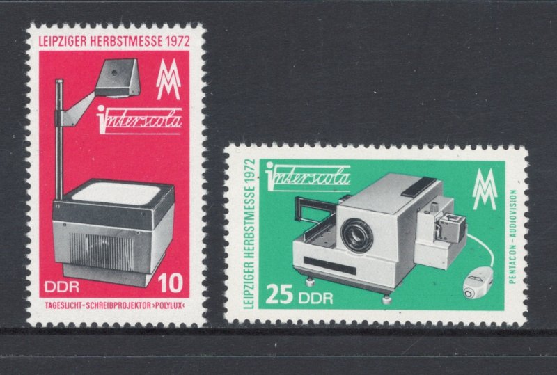 ALMANYA DDR 1972 Leipzig Sonbahar Fuarı