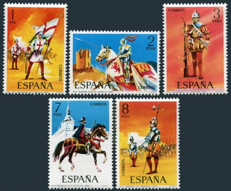 İSPANYA 1973 Askeri Üniformalar, Castille Kutsal Kardeşliği
