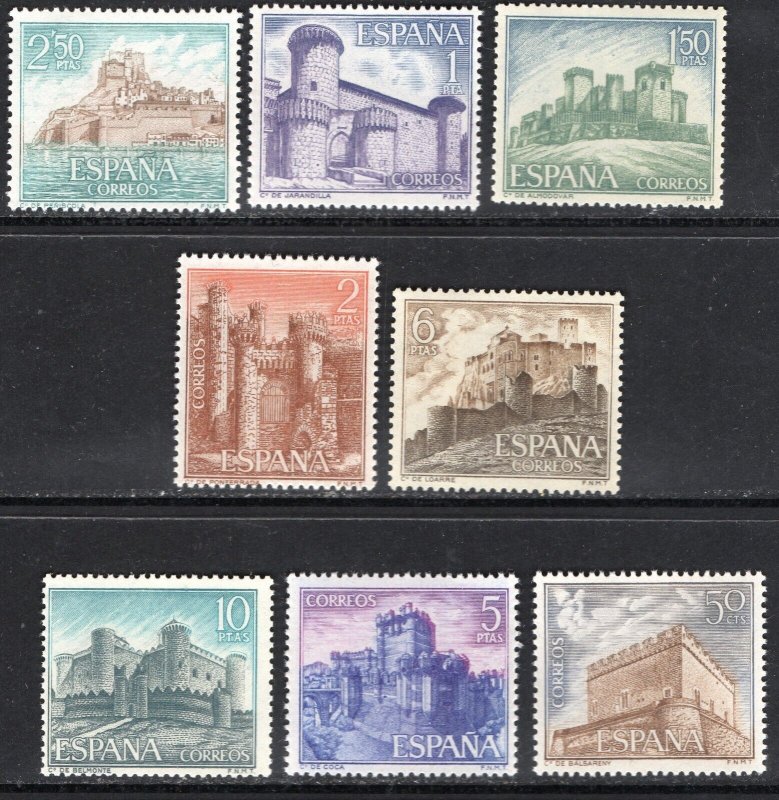 İSPANYA  1967 Kaleler