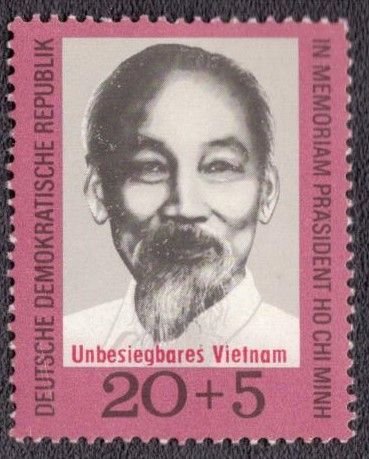 ALMANYA DDR 1970 HO CHİ MİNH - VİETNAM DEMOKRATİK CUMHURİYETİ İLK BAŞKANI