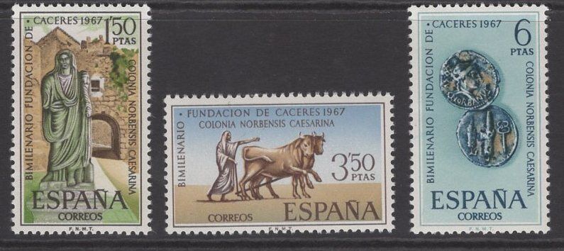 İSPANYA 1967 Caceres’in 2000. Yıldönümü