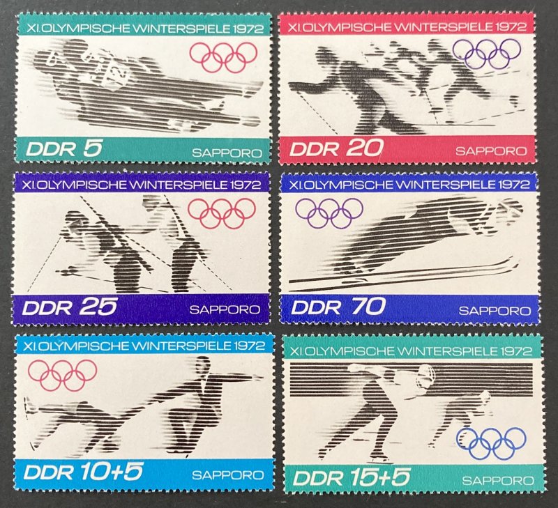 ALMANYA DDR 1971 Kış Olimpiyat Oyunları - Sapporo, Japonya