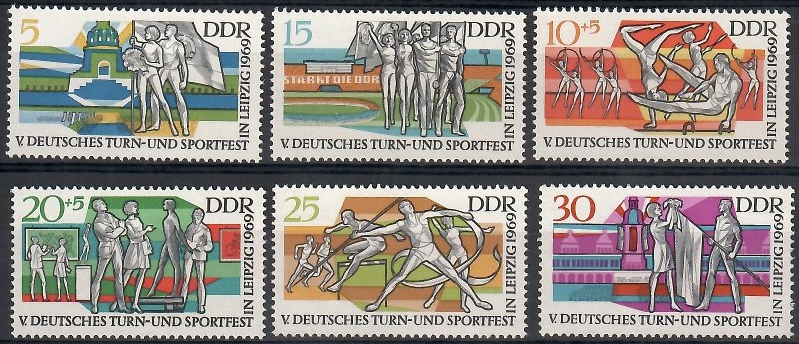 ALMANYA DDR 1969 LEİPZİG SPOR FESTİVALİ